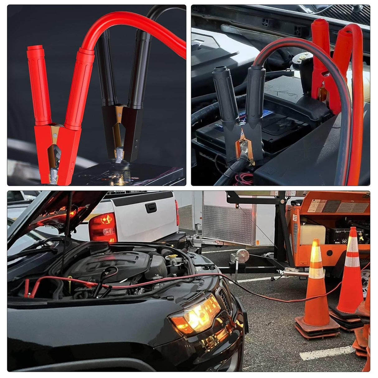 Wiring Harness Kit 1 Gauge 25 FT Heavy Duty Jumper Cable