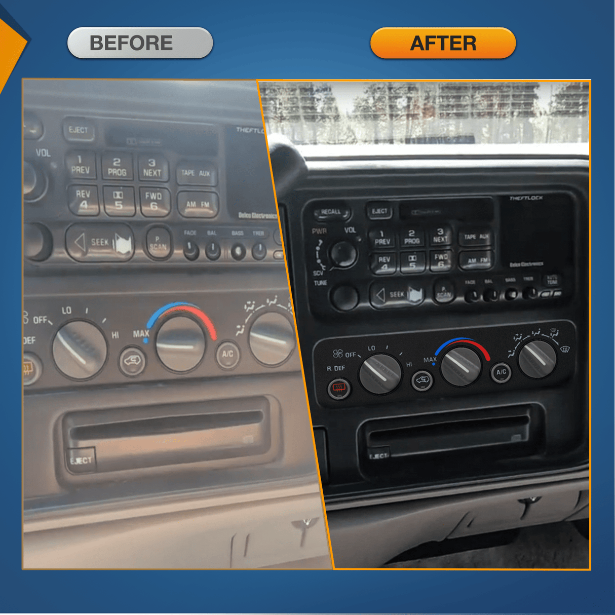 Climate Control Module A/C Heater Climate Control Module Switch Compatible with 1996 1997 1998 1999 2000 Chevy GMC C1500 2500 3500 K1500 Truck Replacement Air Conditioning Panel