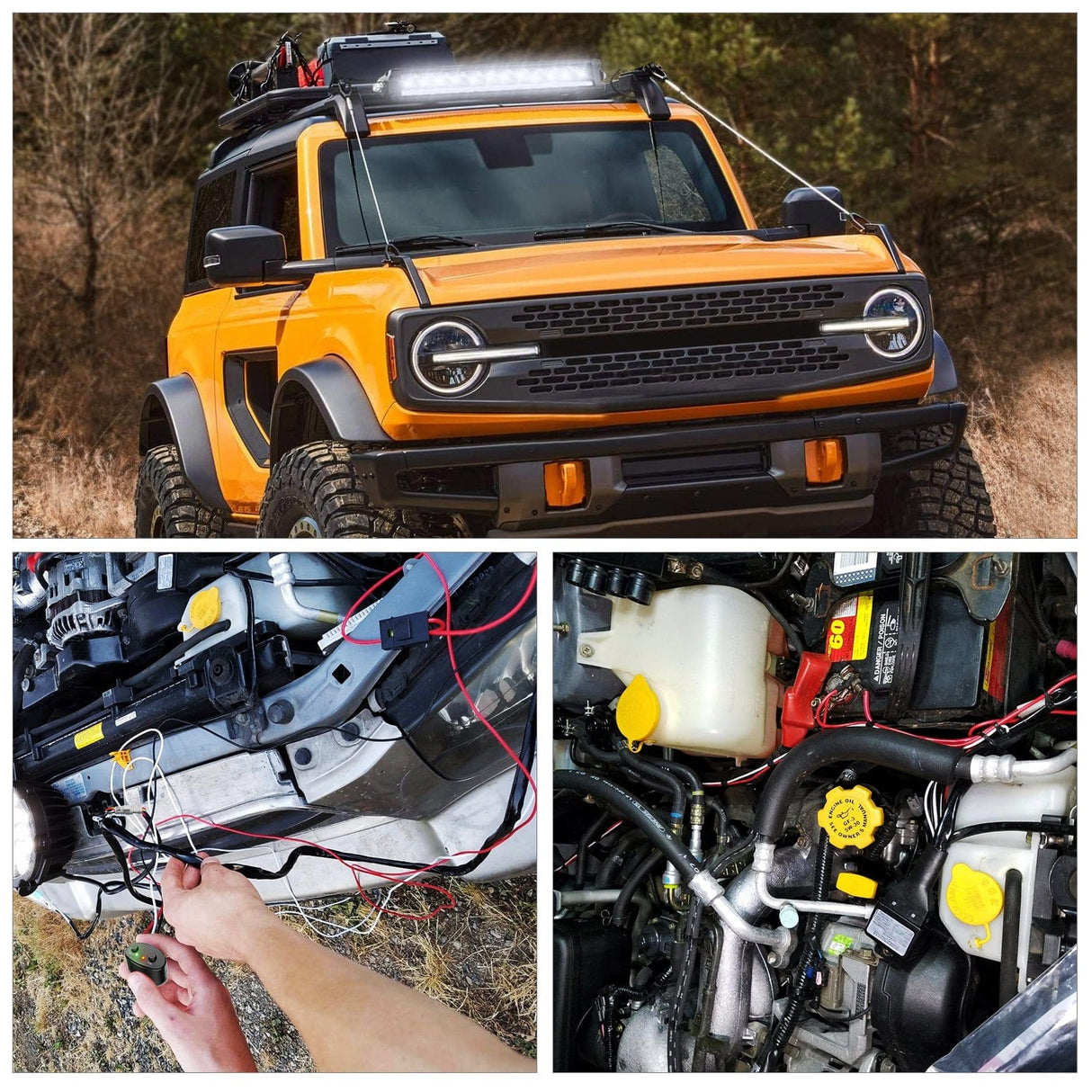 Wiring Harness Kit 12AWG DT Connector 12V On Off Switch Wiring Harness Kit 1 Lead