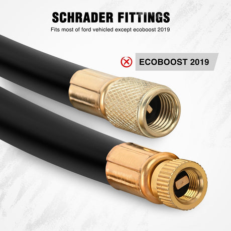 inflator 48 pcs 0-140 PSI Fuel PSI Fuel Injection Pump Pressure Gauge Petrol Engine Diagnostic Tester Kit