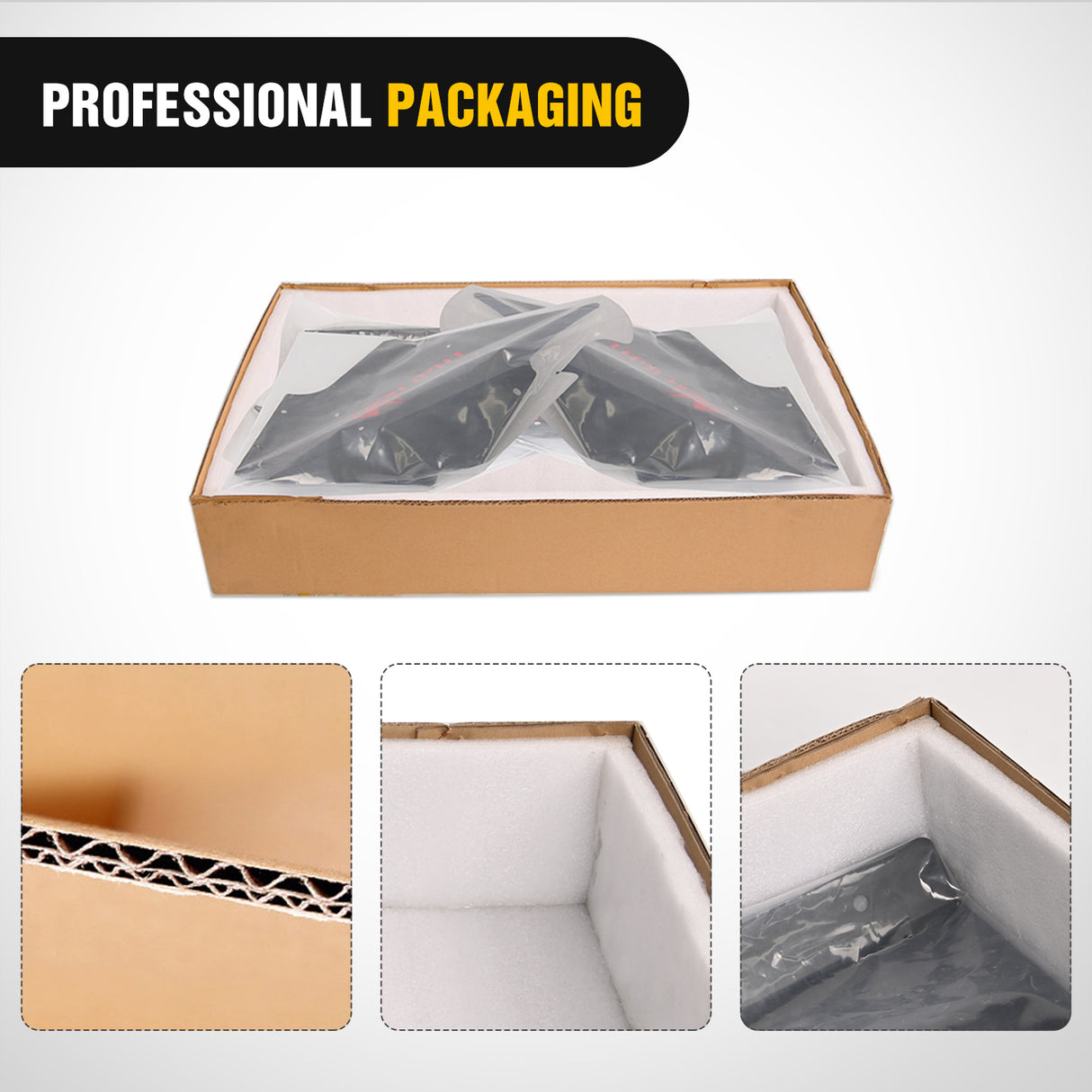 Front Inner Fender Liners For 2007 2008 2009 2010 2011 2012 2013 2014 2015 2016 2017 2018 Wrangler JK & JKU Unlimited