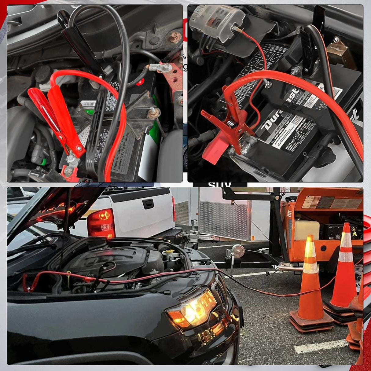 Wiring Harness Kit 10 Gauge 12 FT Heavy Duty Jumper Cable