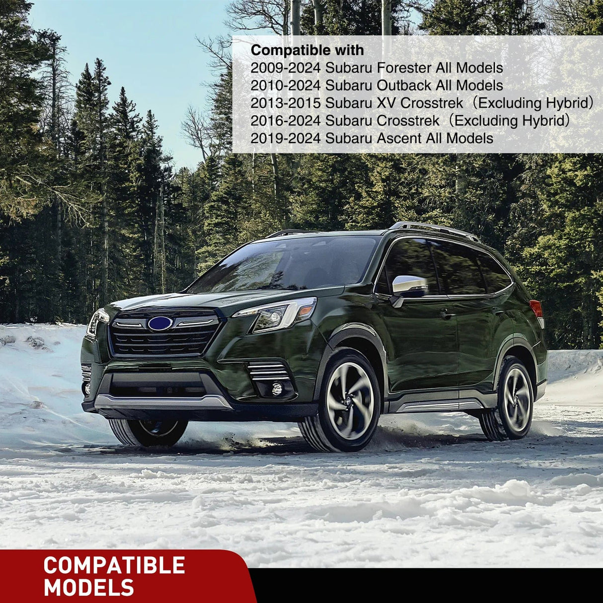 Wiring Harness Kit 4 Pin Trailer Wiring Harness Kit 56040 for 2009 2010 2011 2012 2013 2014 2015 2016 2017 2018 2019 2020 2021 2022 2023 2024 Subaru Forester Outback XV Crosstrek Forester Ascent