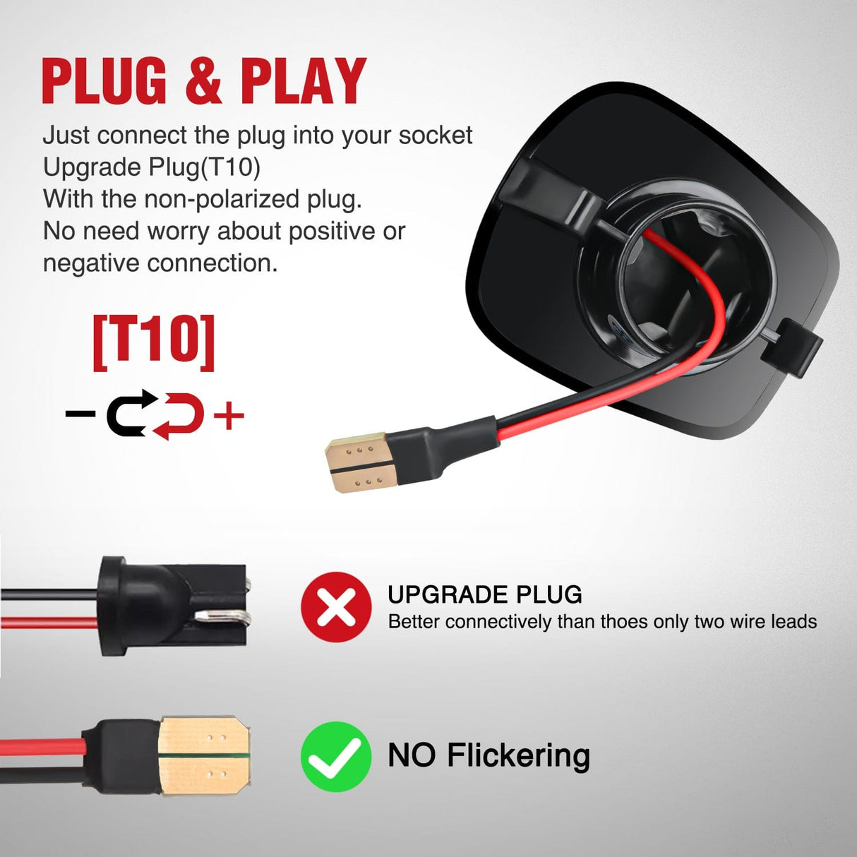 Tail Brake Turn Reverse Lights License Plate Lights Compatible with 1997 1998 1999 2010 2011 Dodge Dakota 2006 2007 2008 2009 Mitsubishi Raider with Black Housing 6000K White 2PCS Pack