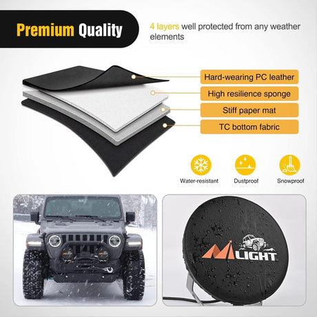 light cover 9 Inch Round Offroad Driving Pod Light Cover Type A