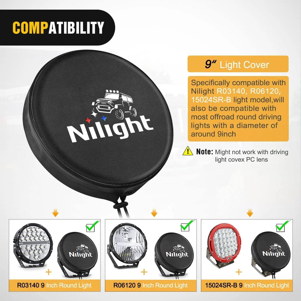 light cover 9 Inch Round Offroad Driving Pod Light Cover Type B