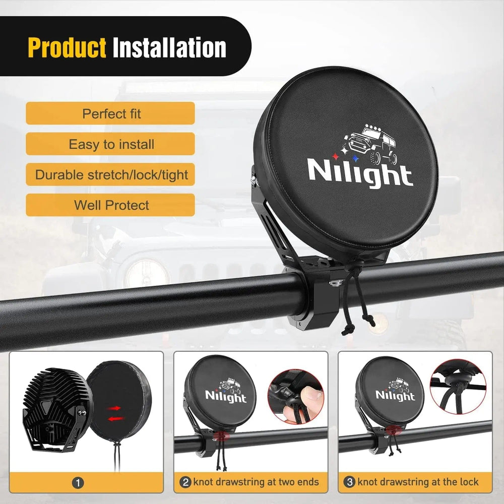 light cover 9 Inch Round Offroad Driving Pod Light Cover Type B