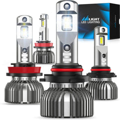 9005 H11 LED Headlight Bulbs E30 Series 140W 28000LM 6500K IP67 | 4 BULBS