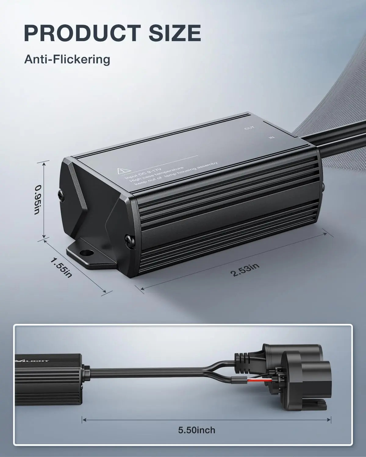 9007/HB5 LED CANbus Decoder (Pair) Nilight