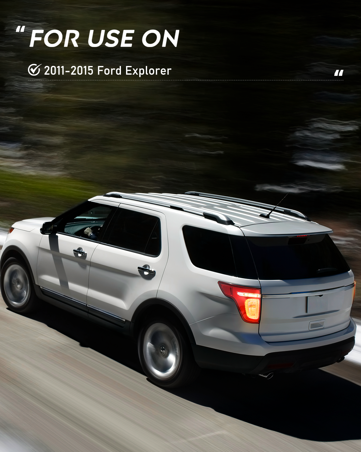 Nilight Taillight Assembly Compatible with 2011 2012 2013 2014 2015 Ford Explorer Rear Lamp Replacement OE Style LED and halogen bulbs Driver Side