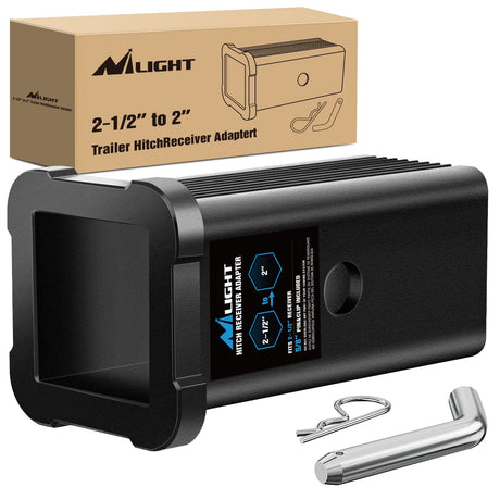 Trailer Hitch Trailer Hitch Receiver Extender Adapter Reducer 2-1/2 to 2 Inch