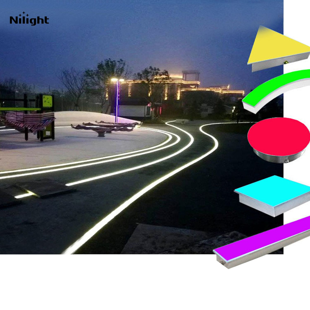Outdoor lighting, namely, paver lights