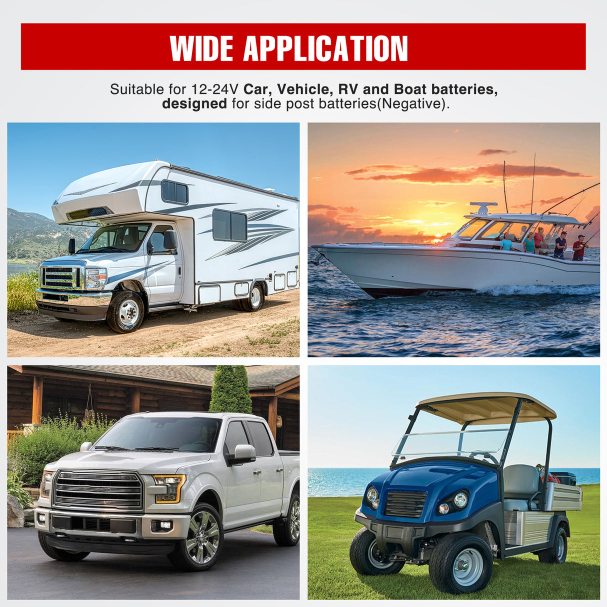 Nilight Top & Side Post Adjustable Knife Blade Master Kill Switch 12V 24V 250A Battery Negative Disconnect Shut Off Kill Power Isolator for Car Truck Marine RV Vehicle and Electrical Equipment