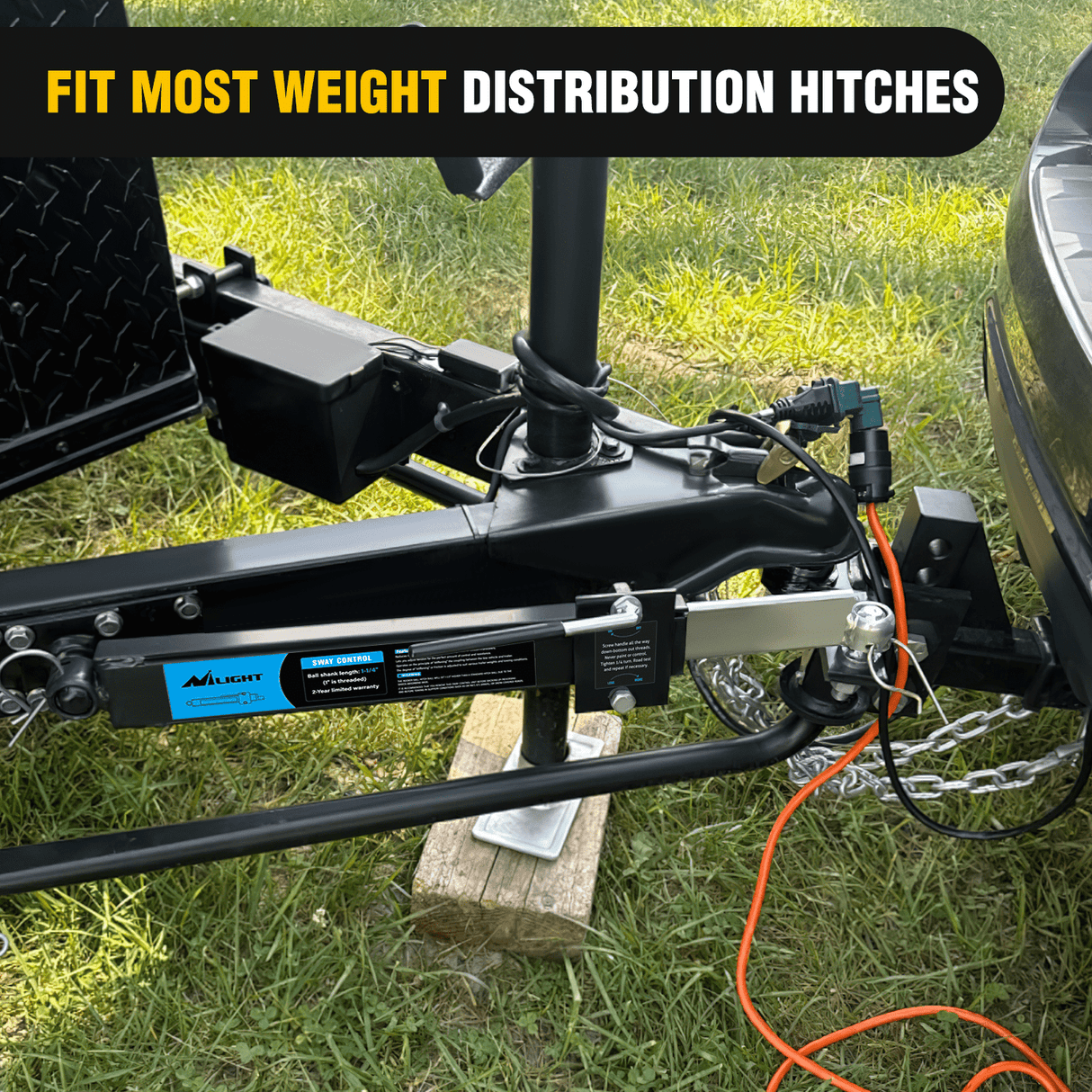 Trailer Hitch Trail Anti-Sway Bar Control Kit