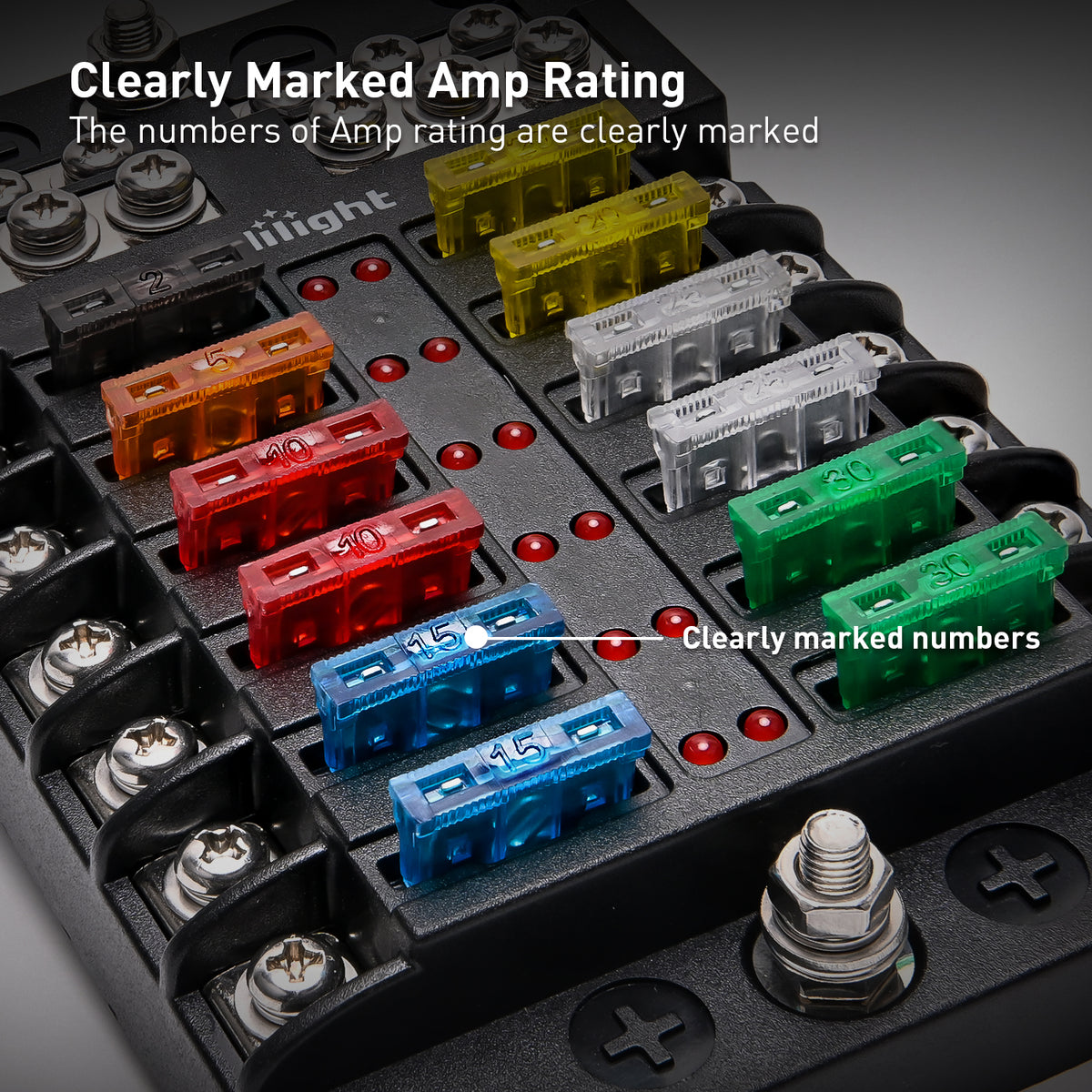120Pcs Standard Blade Fuse Assortment kit