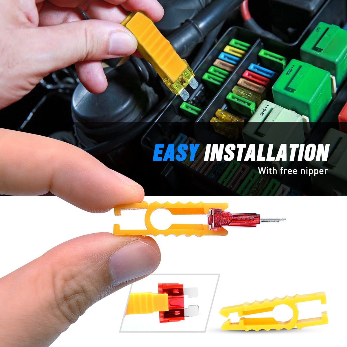 120Pcs Standard Blade Fuse Assortment kit