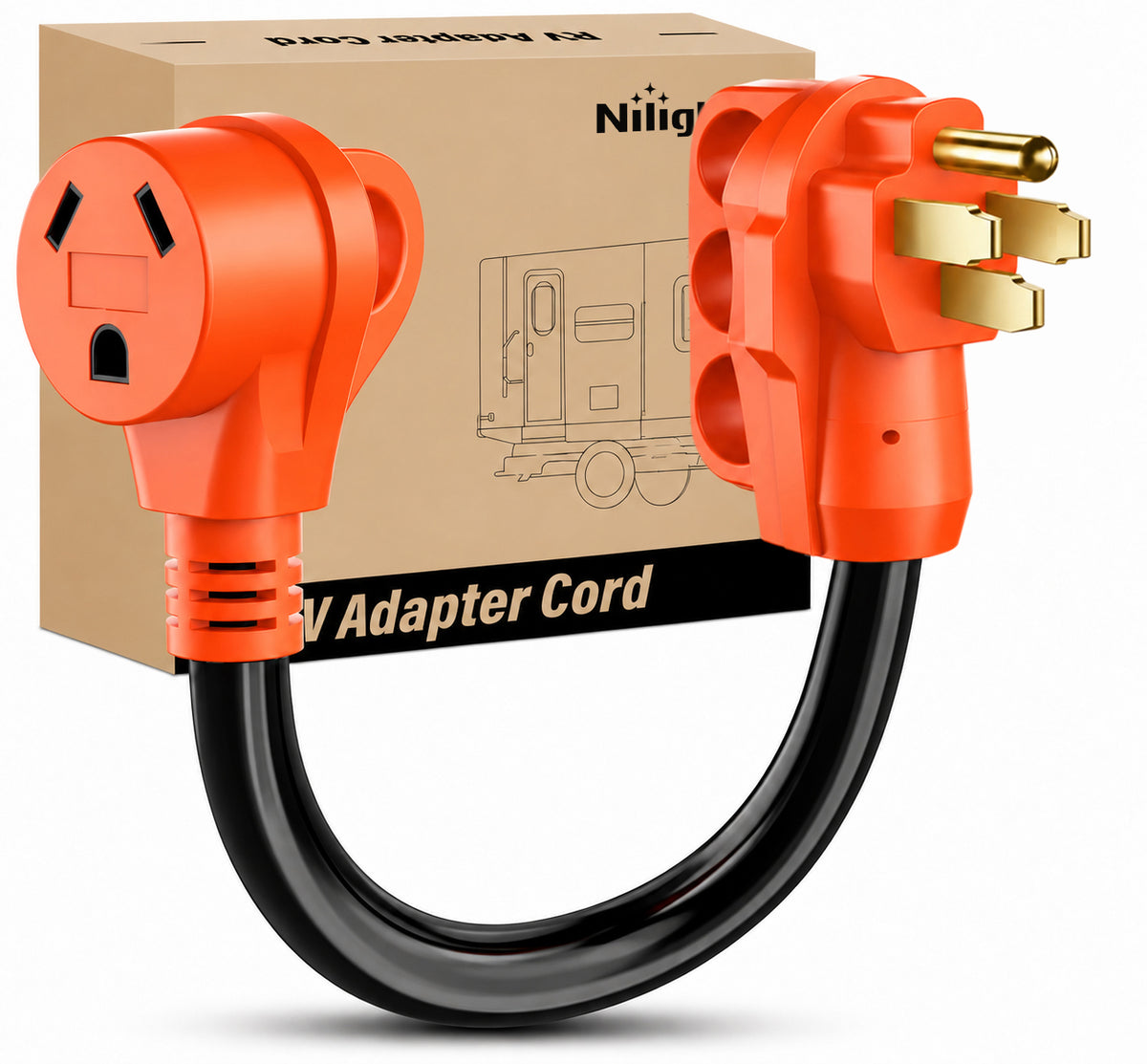 50Amp to 30Amp RV Plug Adapter