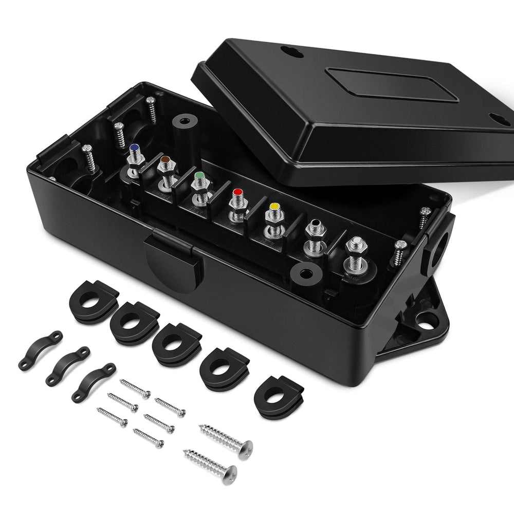 Accessories 7 Way Electrical Trailer Junction Box