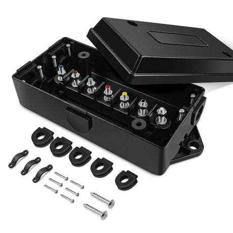 Accessories 7 Way Electrical Trailer Junction Box