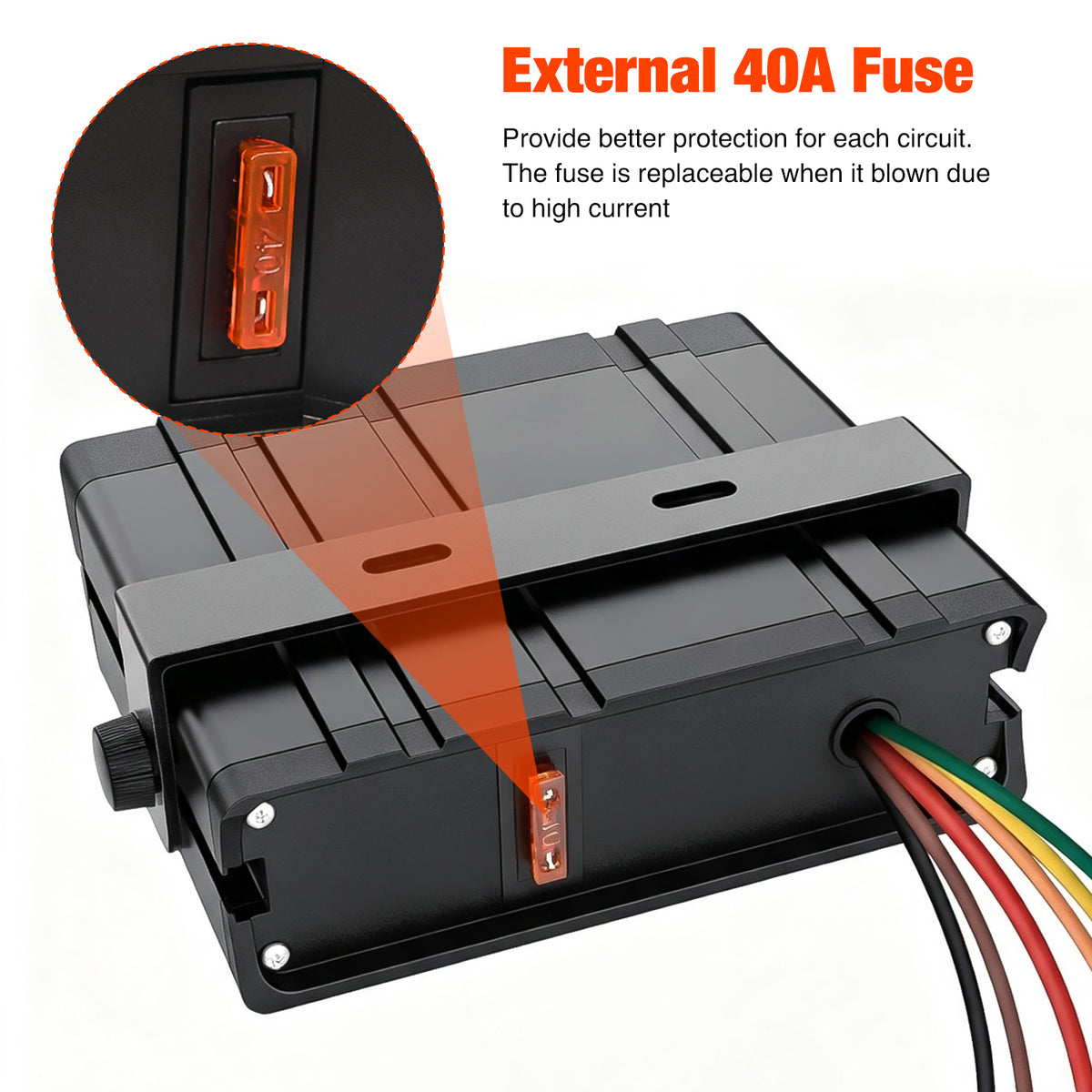 4Gang SPST Rocker Switch Box