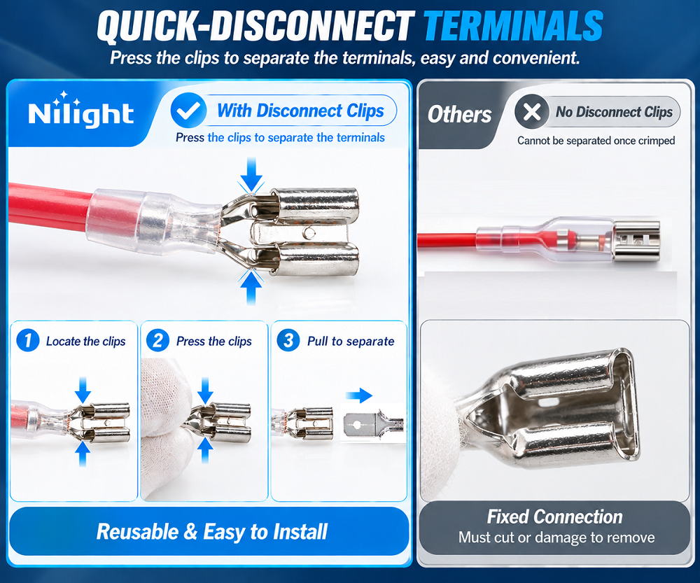 480 PCS Spade Terminals with Insulated Sleeves
