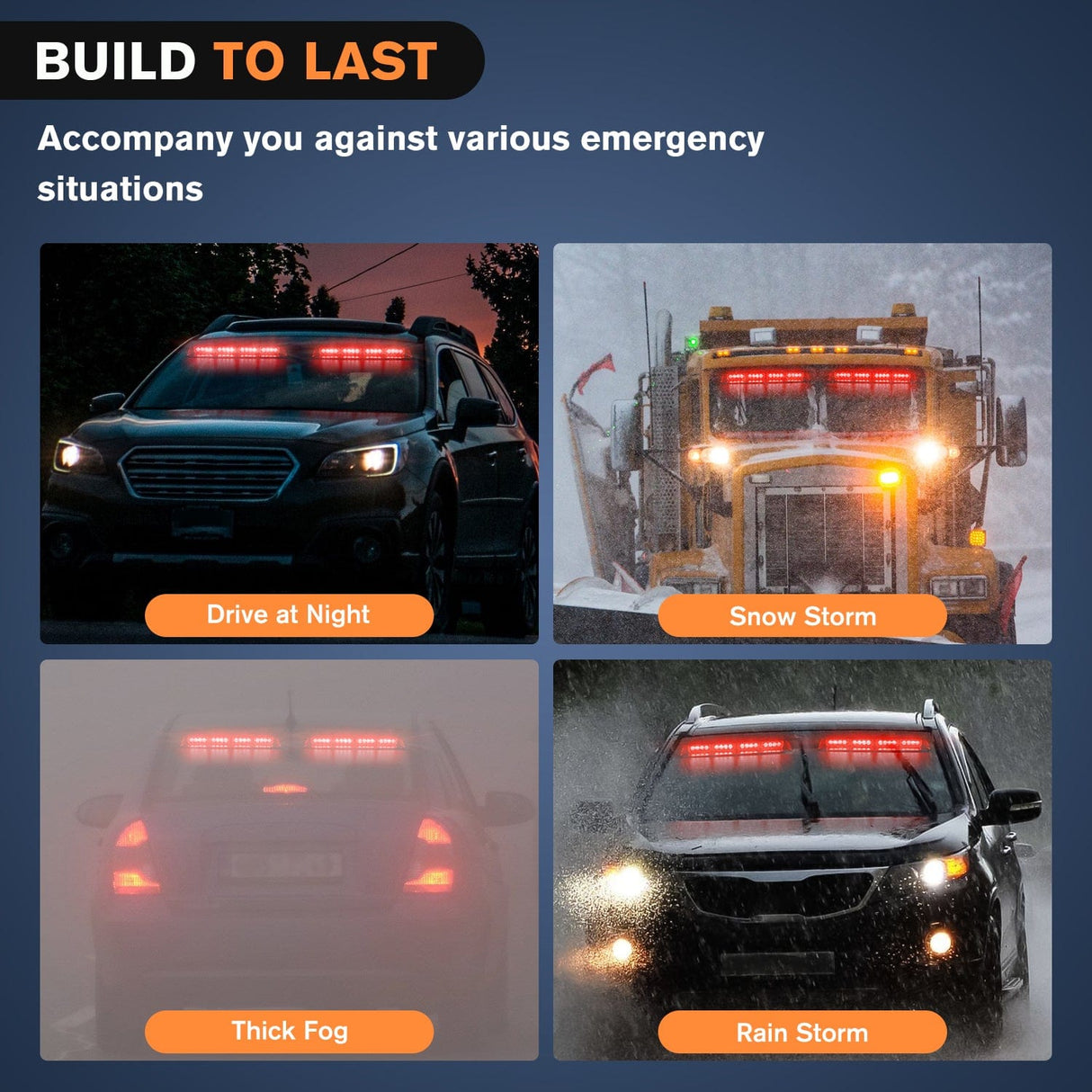 led strobe light 32LED Red Emergency Dash Strobe Lights with Controller Suction Cups