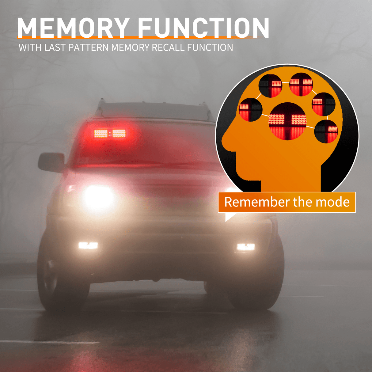 led strobe light 48 LED Red Emergency Warning Strobe Lights