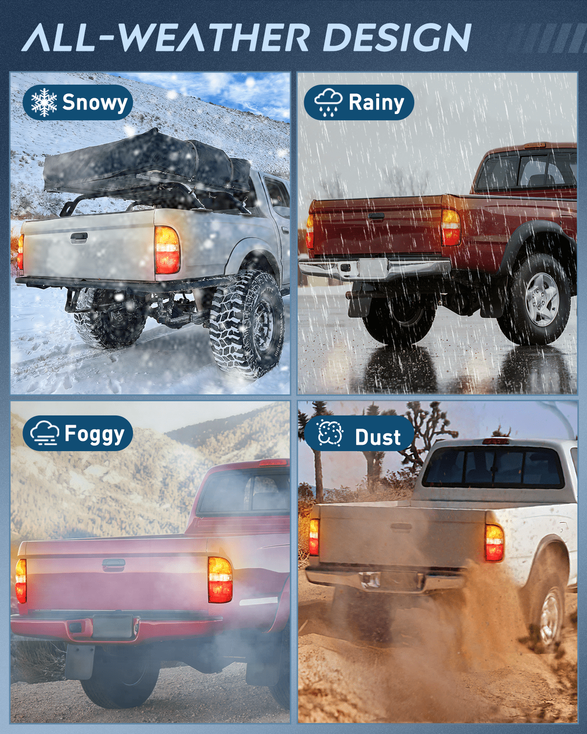 Taillight Assembly 2001 2002 2003 2004 Toyota Tacoma Taillight Assembly Rear Lamp Replacement OE Style Passenger Side