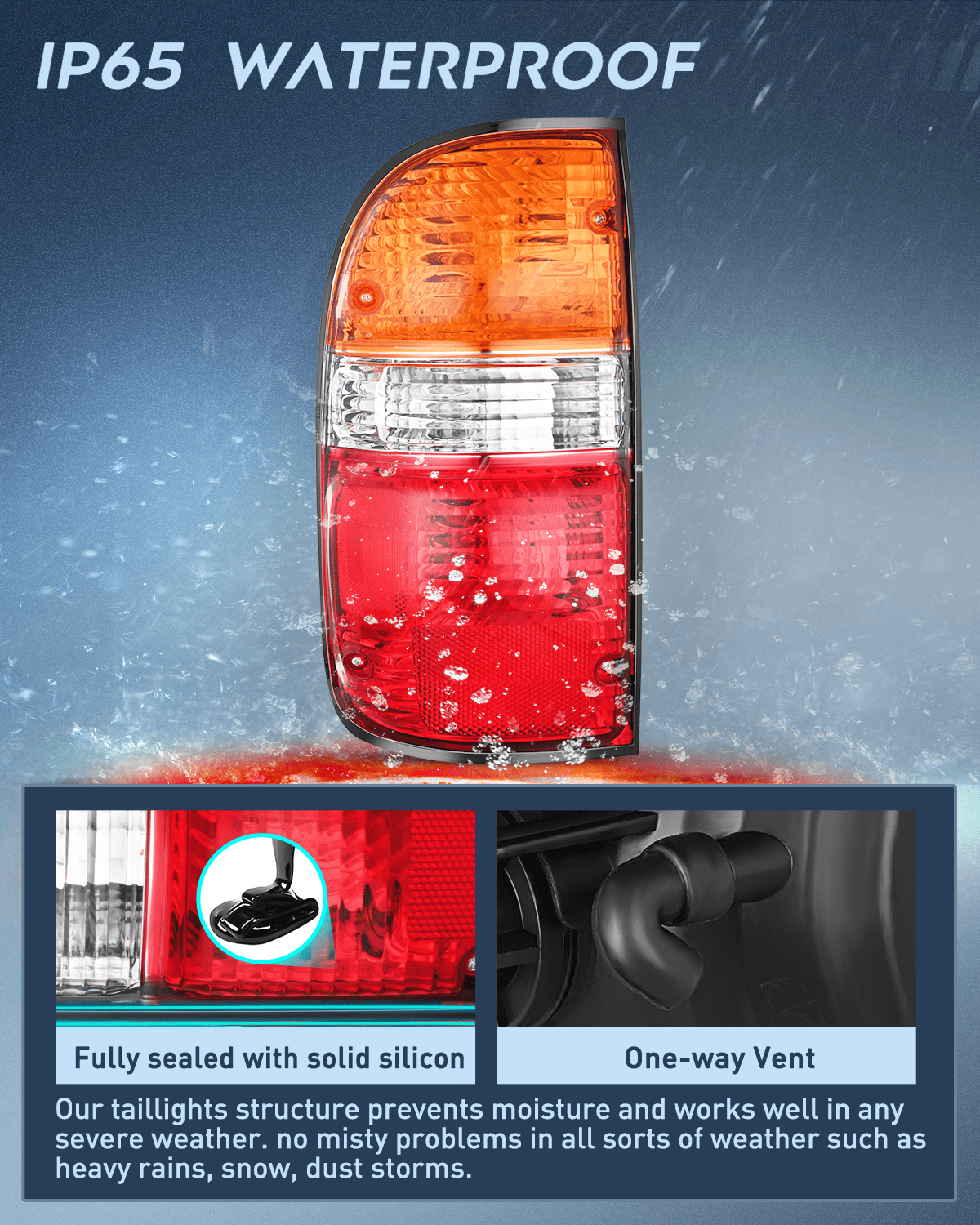 Taillight Assembly 2001 2002 2003 2004 Toyota Tacoma Taillight Assembly Rear Lamp Replacement OE Style Driver Side