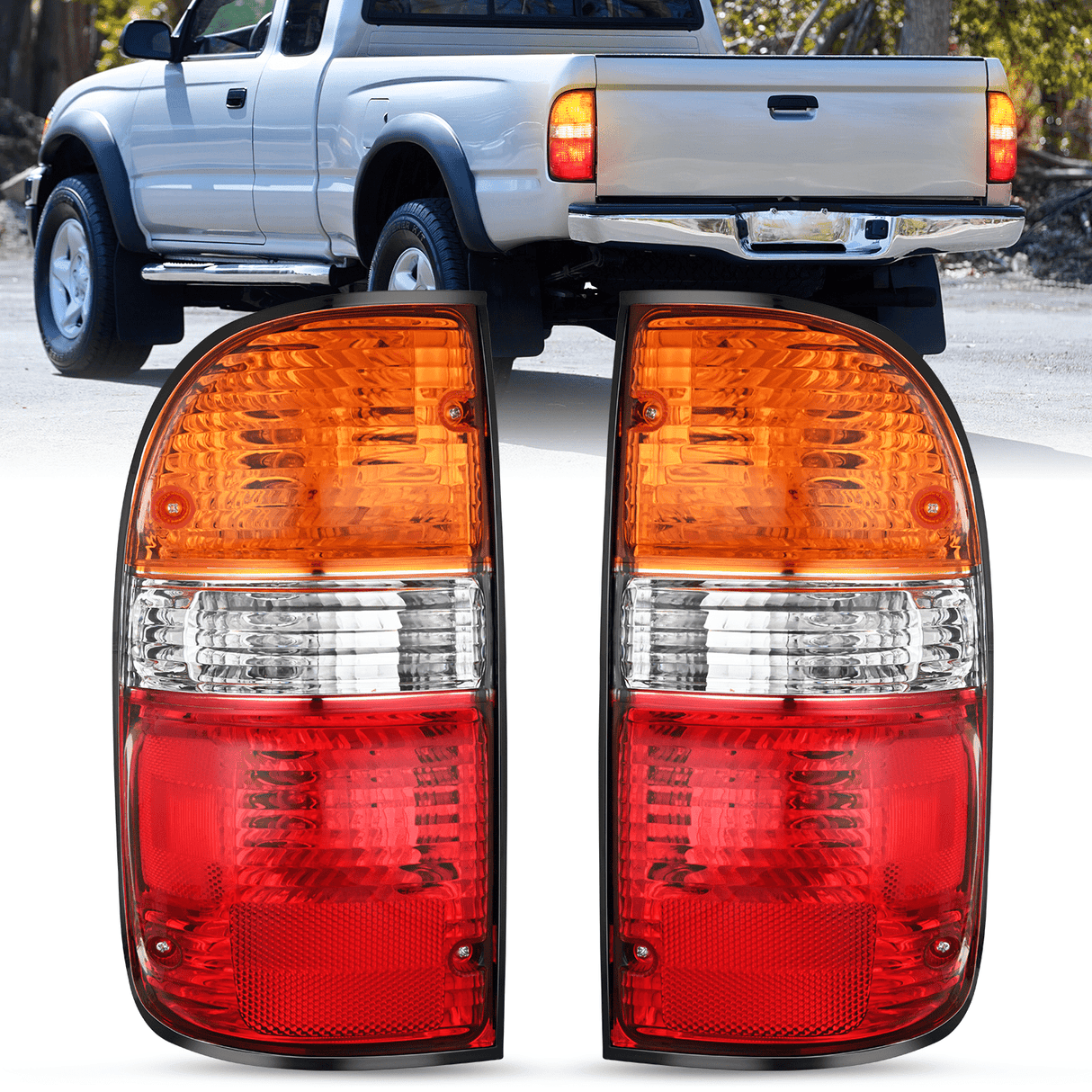 Taillight Assembly 2001 2002 2003 2004 Toyota Tacoma Taillight Assembly Rear Lamp Replacement OE Style Driver Side and Passenger Side