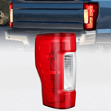 Taillight Assembly 2017 2018 2019 Ford F250 F350 Super Duty Rear Lamp Replacement Taillight Assembly OE Style Driver Side Red Lens