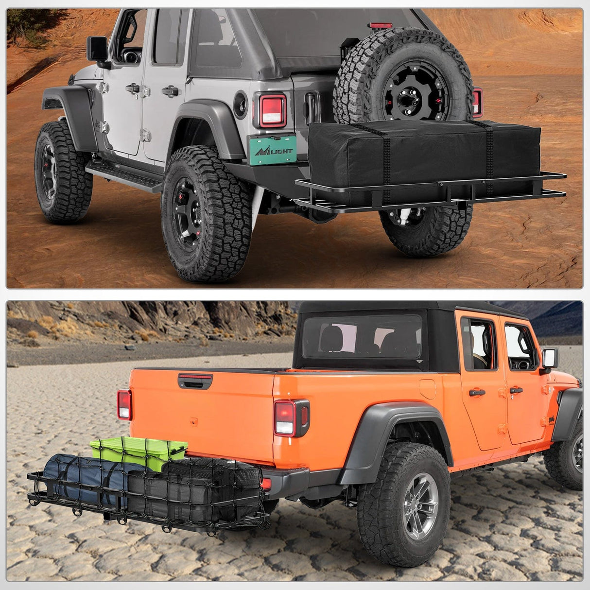 Cargo Carrier 53Inch Hitch Cargo Carrier Fits 2-inch Hitch Receiver