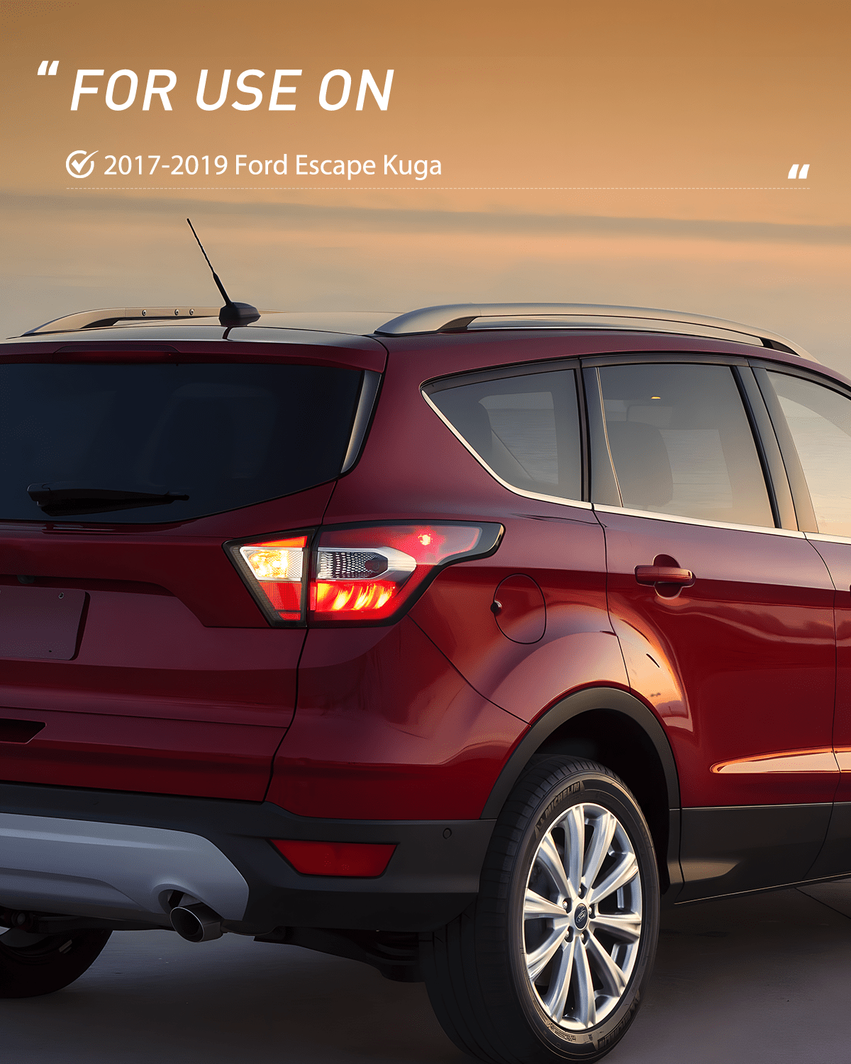 Taillight Assembly Taillight Assembly Compatible with 2017 2018 2019 Ford Escape Kuga Inner Rear Lamp Replacement OE Style with LED and halogen bulbs Passenger Side