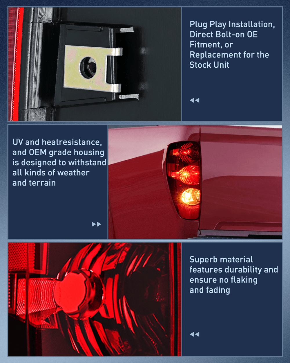 Headlight Assembly 2004 2005 2006 2007 2008 2009 2010 2011 2012 Chevy Colorado GMC Canyon Headlight and Taillight Assembly Combo OE Style Black Housing Amber Reflector with Red Tail Light