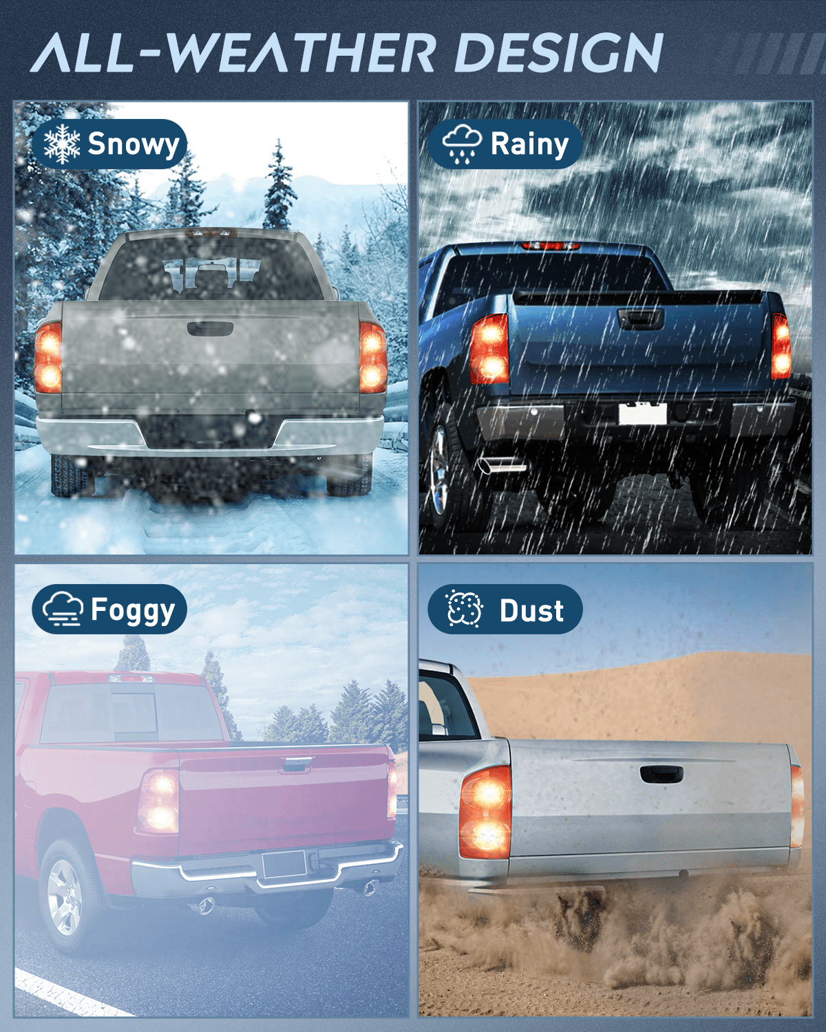 Taillight Assembly Taillight Assembly Compatible with 2007 2008 Dodge Ram 1500 2007 2008 2009 Dodge Ram 2500 3500 Rear Lamp Replacement OE Style Driver Side and Passenger Side Red Lens