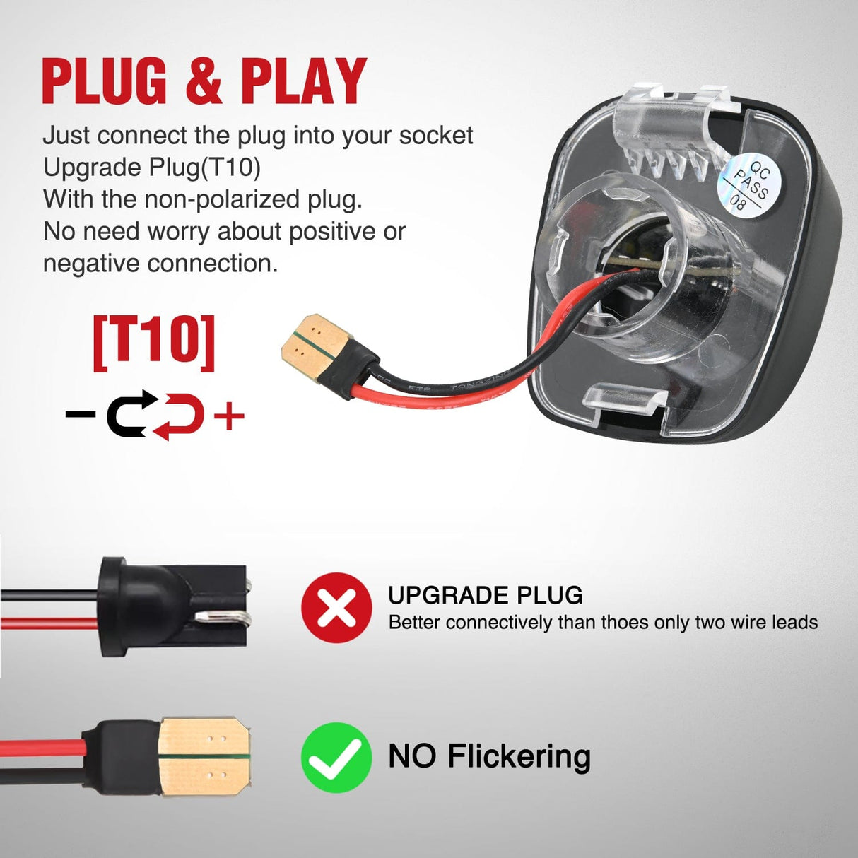 Tail Brake Turn Reverse Lights License Plate Light Compatible with 2007 2008 2009 2010 2011 2012 2013 2014 2015 2016 2017 2018 2019 2020 2021 Nissan Frontier Navara D40 2007-2015 Titan Armada Xterra Black Housing