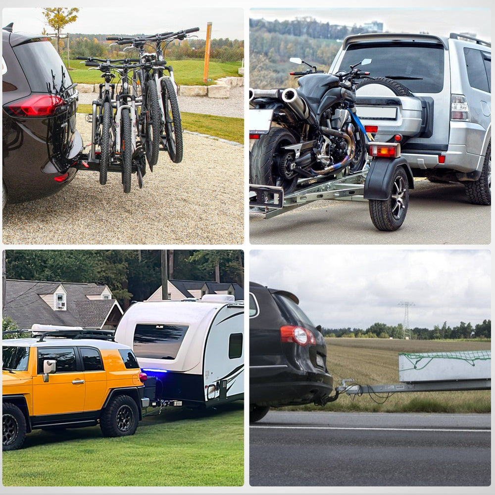 Trailer Hitch Hitch Adapter 2.5" x 10" Combo Bar Trailer Receiver Tube Weld-on Raw Steel Hitch Bar