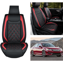 Kia Civic Corolla Hyundai Honda Camry CRV RAV4 Fusion Front Seat Covers Black-Red