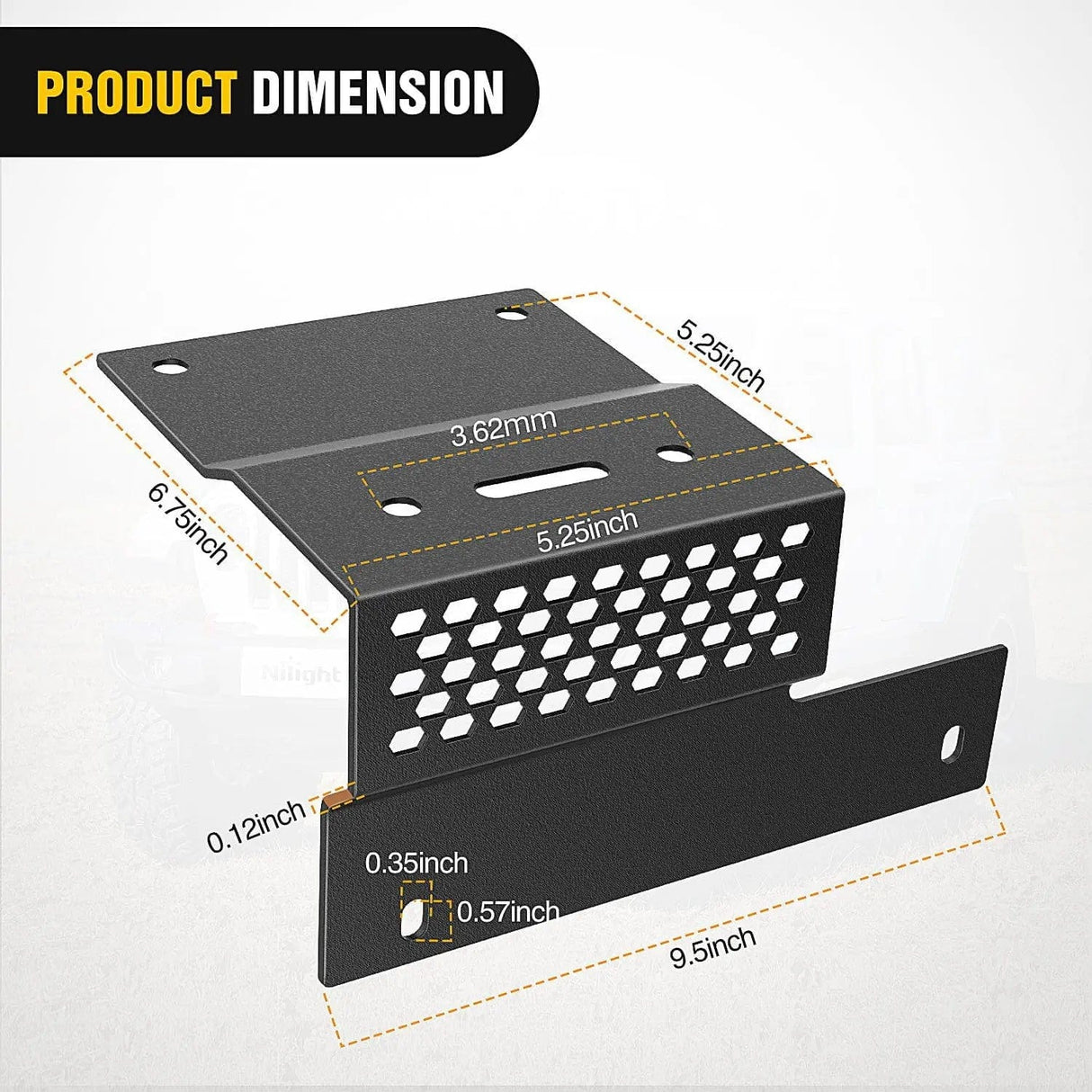 Mounting Accessory Cowl Pillar Windshield Mounts For 2018 2019 2020 2021 2022 Jeep Wrangler JL JLU