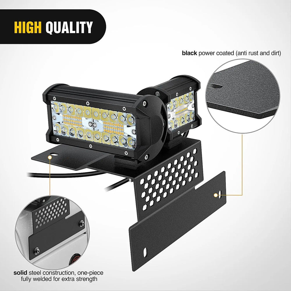 Mounting Accessory Cowl Pillar Windshield Mounts For 2018 2019 2020 2021 2022 Jeep Wrangler JL JLU