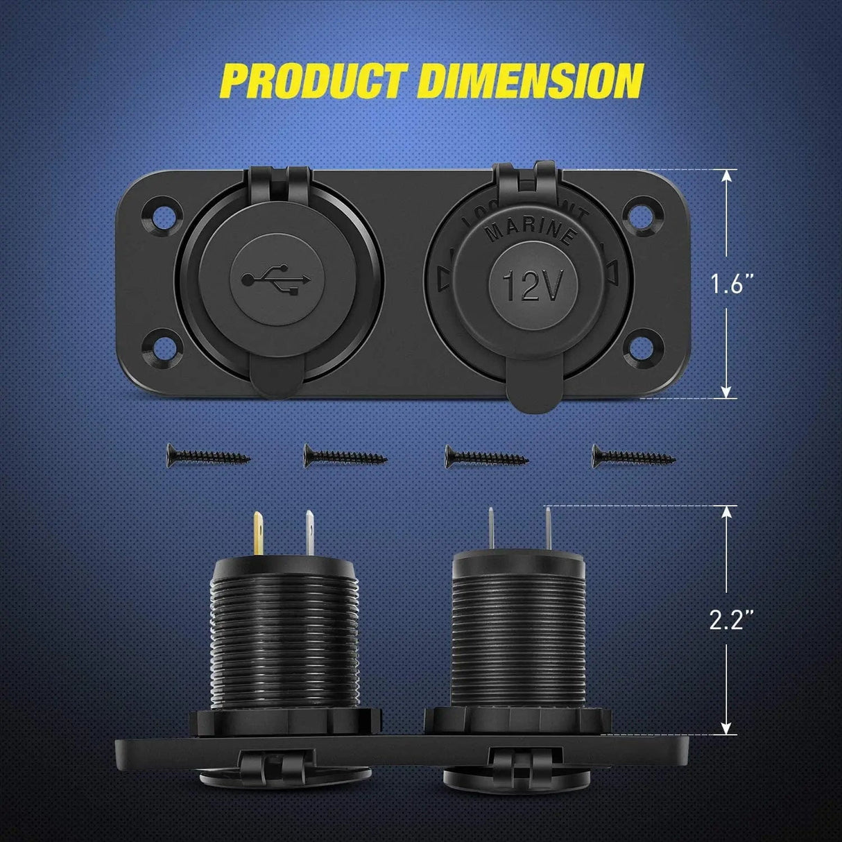 Accessories Dual QC 3.0 USB Charger | Cigarette Lighter Socket