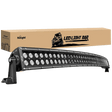 LED Light Bar 50" 288W Double Row Black Curved Spot/Flood LED Light Bar