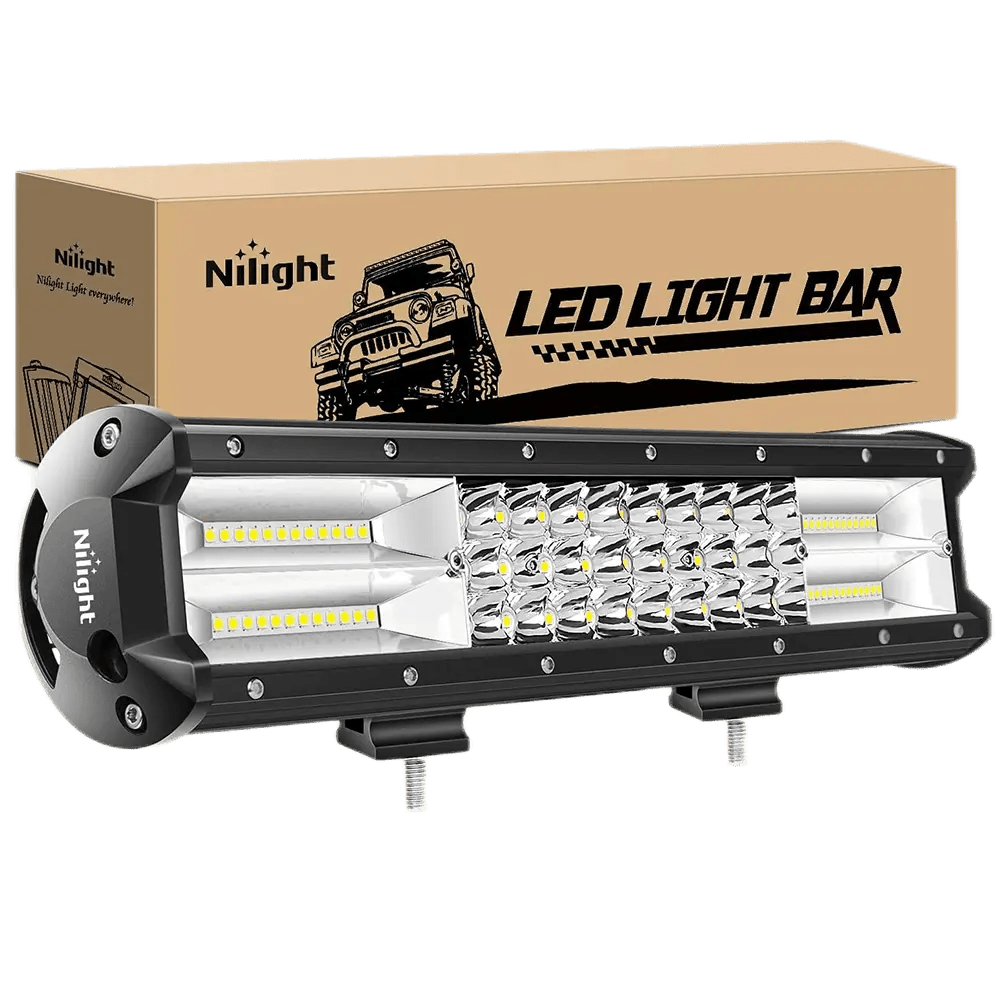 LEMIL LED Light Bar 15 216W Light Bar Triple Row Lights