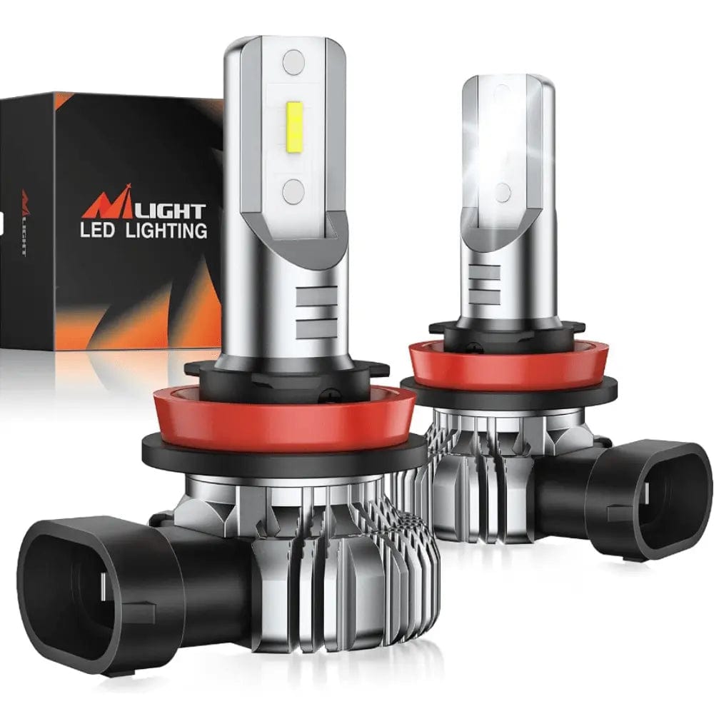 LED Headlight H11/H8/H16 LED Fog Light Bulbs EF1 Series DRL 80W 4000LM 6000K | 2 BULBS