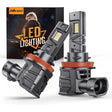 LED Headlight H11/H9/H8 LED Headlight Bulbs ES1 Series 80W 16000LM 6000K IP67 | 2 BULBS