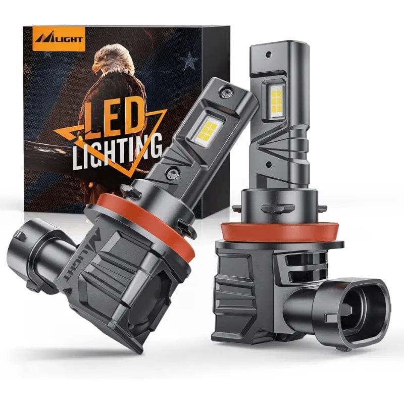 LED Headlight H11/H9/H8 LED Headlight Bulbs ES1 Series 80W 16000LM 6000K IP67 | 2 BULBS