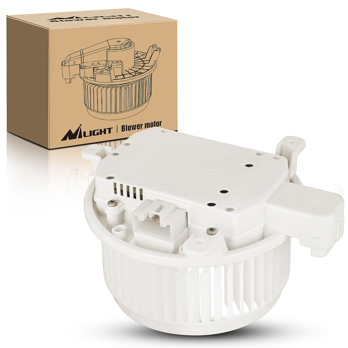 Nilight HVAC Heater Blower Motor Fit for Toyota Sequoia 2008 2009 2010 2011 2012 2013 2014 2015 2016 2017 2018 2019 2020 2021 2022, Sienna 11-20 Front Side, Replace# 87103-0C051 700298 75050