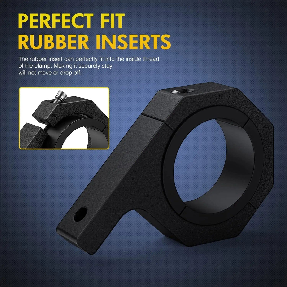 Mounting Accessory Horizontal Bar Clamp Mount Bracket Kits 2.135in-2.25in-2.375in-2.5in (Pair)