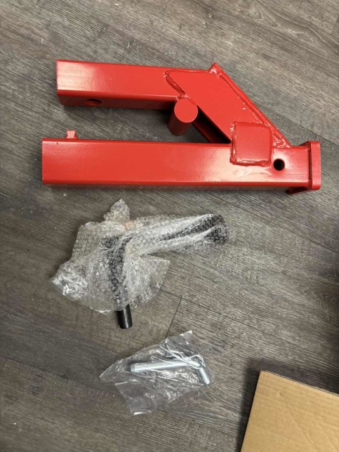 Clamp On Trailer Hitch 2 Inch Ball Mount Receiver Tractor Bucket (25% OFF Final Checkout)