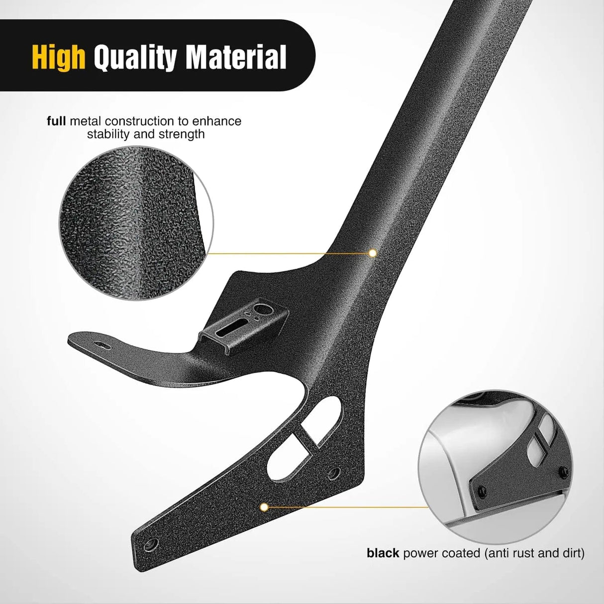 Mounting Accessory 52 Inch LightBar and Light Pods Windshield Frame A-Pillar Mounts for 2018 2019 2020 2021 2022 2023 2024 Jeep Wrangler JL/JLU Gladiator JT